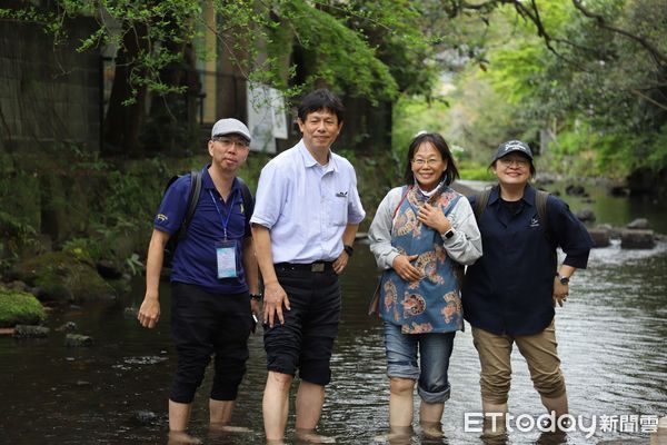 ▲雲林縣副縣長謝淑亞副與水利處長許宏博與GW三島事務所夥伴交流。（圖／記者蔡佩旻翻攝）