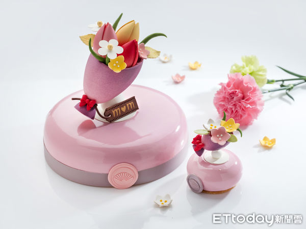 ▲台北文華東方酒店母親節限定蛋糕「花漾之愛」。（圖／台北文華東方酒店提供）