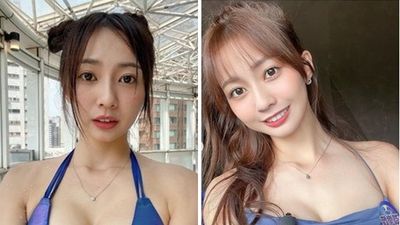 富邦啦啦隊女神「野外解放比基尼」！一轉身⋯小丁蜜桃臀被看光