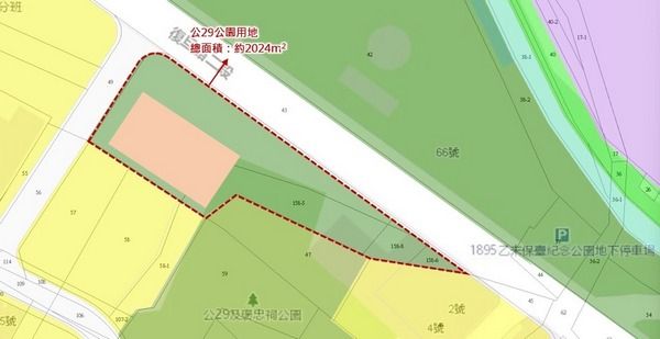 ▲王珮毓爭取乙未保台紀念公園旁閒置公29用地規劃設置籃球場