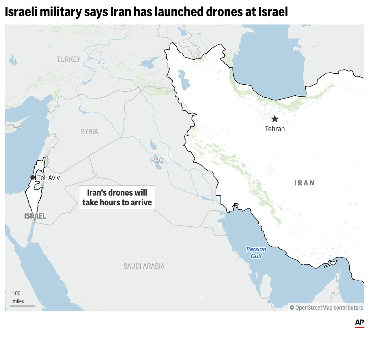 ▲▼ 伊朗攻擊以色列。（圖／達志影像／美聯社）