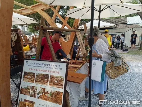 ▲歷史建築「草鞋墩雅舍」舉辦首場市集活動「竹好市」。（圖／林業保育署南投分署提供，下同）