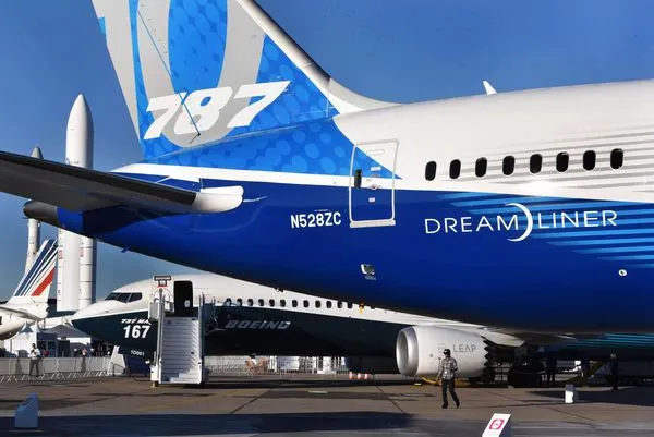 ▲▼波音787夢幻客機（787 Dreamliner）。（圖／達志影像／美聯社）