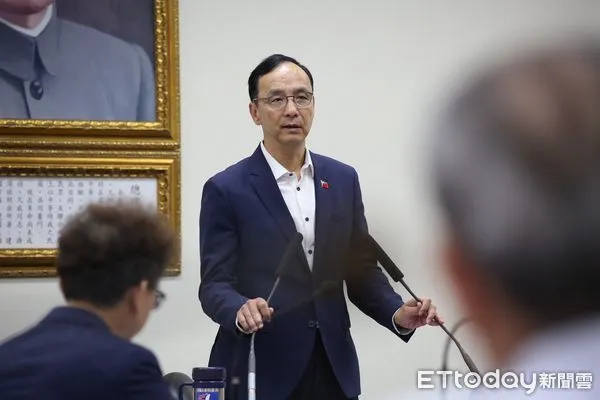 ▲國民黨主席朱立倫。（圖／記者鄭佩玟攝）