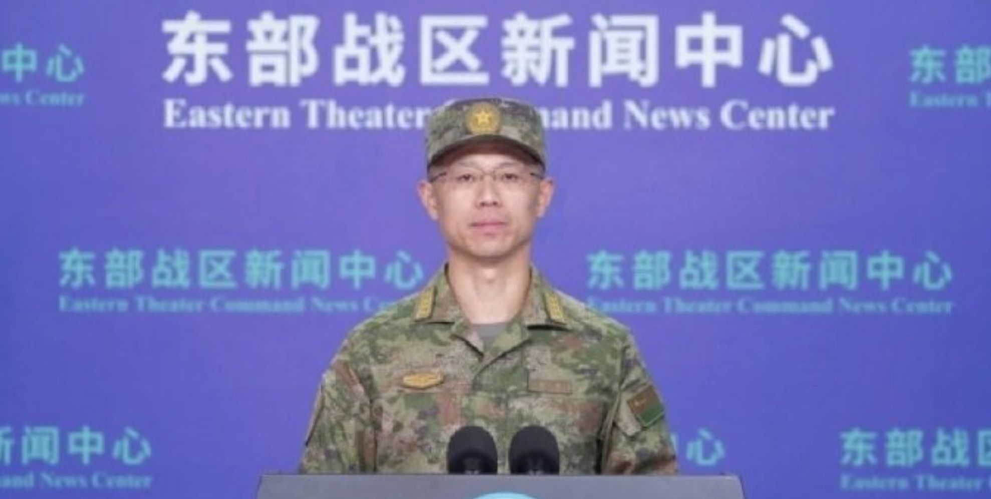 ▲解放軍東部戰區新任發言人海軍大校李熹。（圖／翻攝微博）