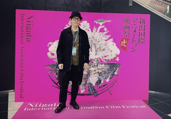 ▲《八戒》導演邱立偉出席日本新潟動畫影展。（圖／甲上娛樂提供）