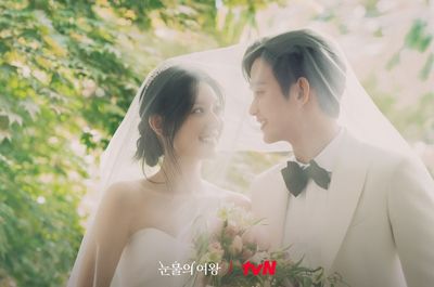 拍《淚之女王》婚紗照前「僅見面金秀賢2次」！　金智媛：那時很生疏