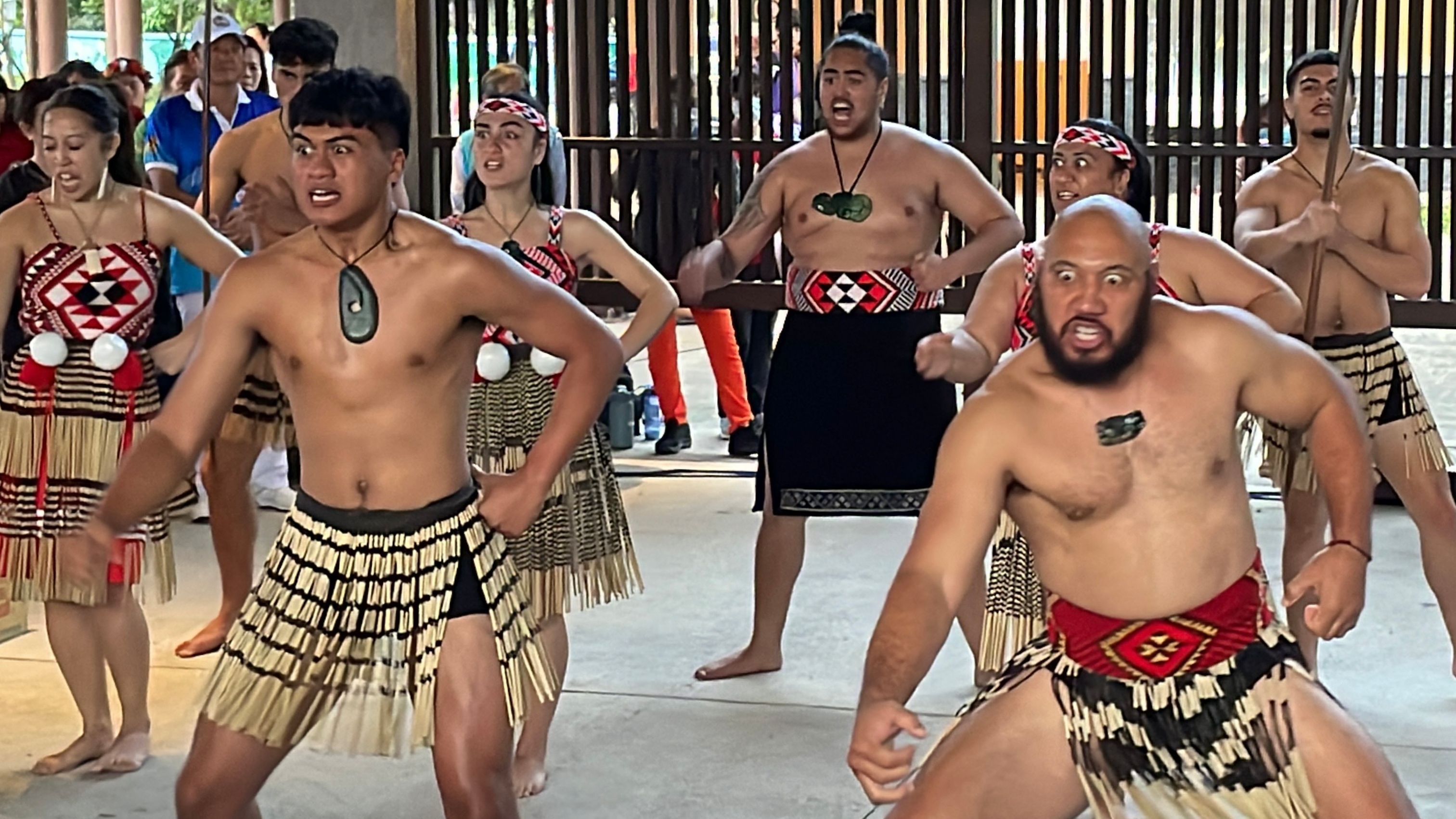 ▲紐西蘭毛利文化團訪新北金山 原住民傳統歌舞交流大饗宴。（圖／新北市金山區公所提供）