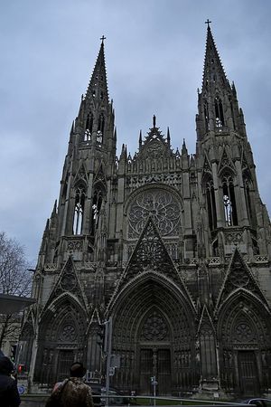 ▲▼巴黎近郊半日遊 諾曼第盧昂Rouen聖母院與舊城區走走拍拍。（圖／部落客Travel with Leo提供）