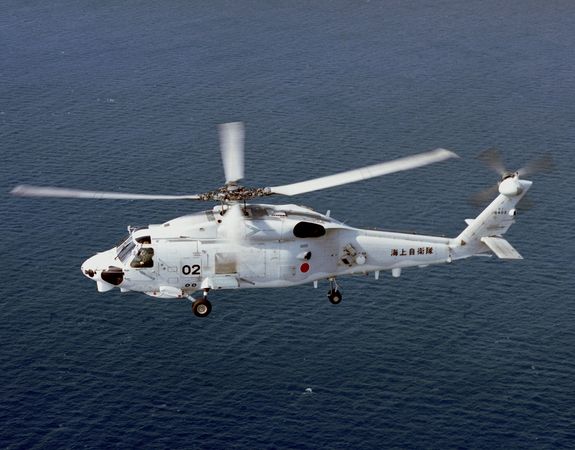 ▲▼日本海上自衛隊直升機連2架墜海。（示意圖非當事直升機／翻攝X）