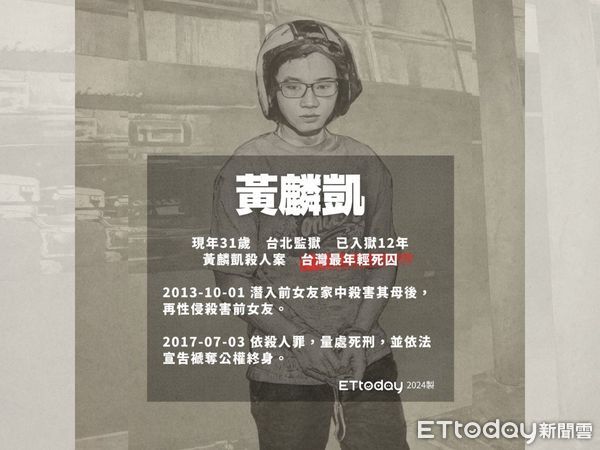 圖 快訊／執行死刑！最年輕死刑犯黃麟凱今