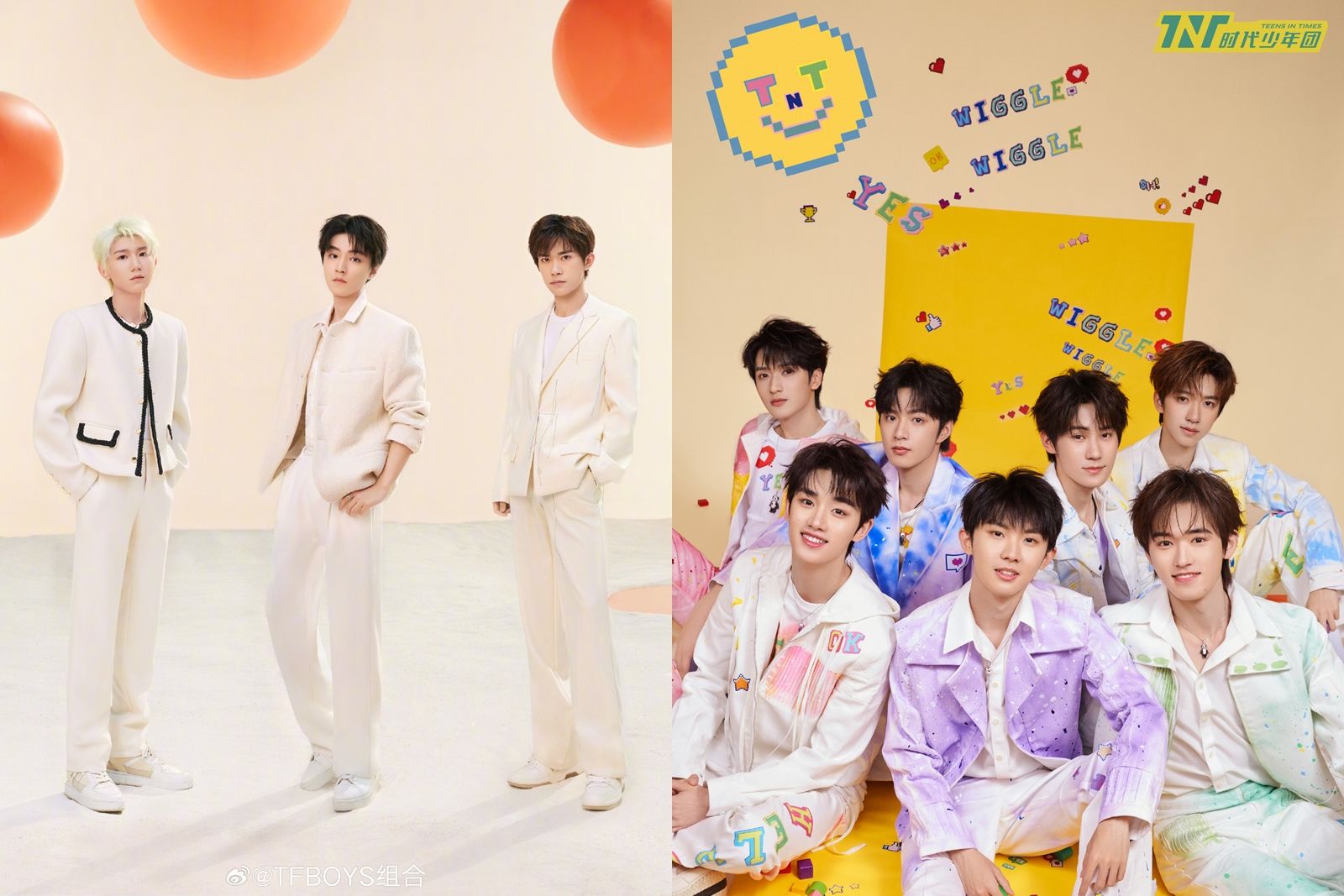 ▲時代峰峻為TFBOYS的經紀公司。(圖/翻攝自微博/TFBOYS組合、時代少年團)