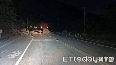 快訊／花蓮地震「巨大落石」阻台11交通 103戶停電