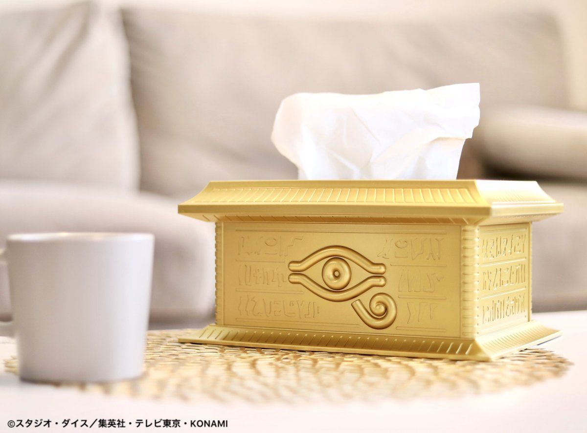 [新聞] 遊戲王黃金櫃面紙盒 尊貴外型還原古埃及