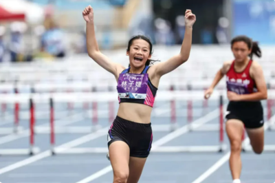 史上最快國中生！13歲林子婕破大會紀錄摘金 她練跨欄不到1年