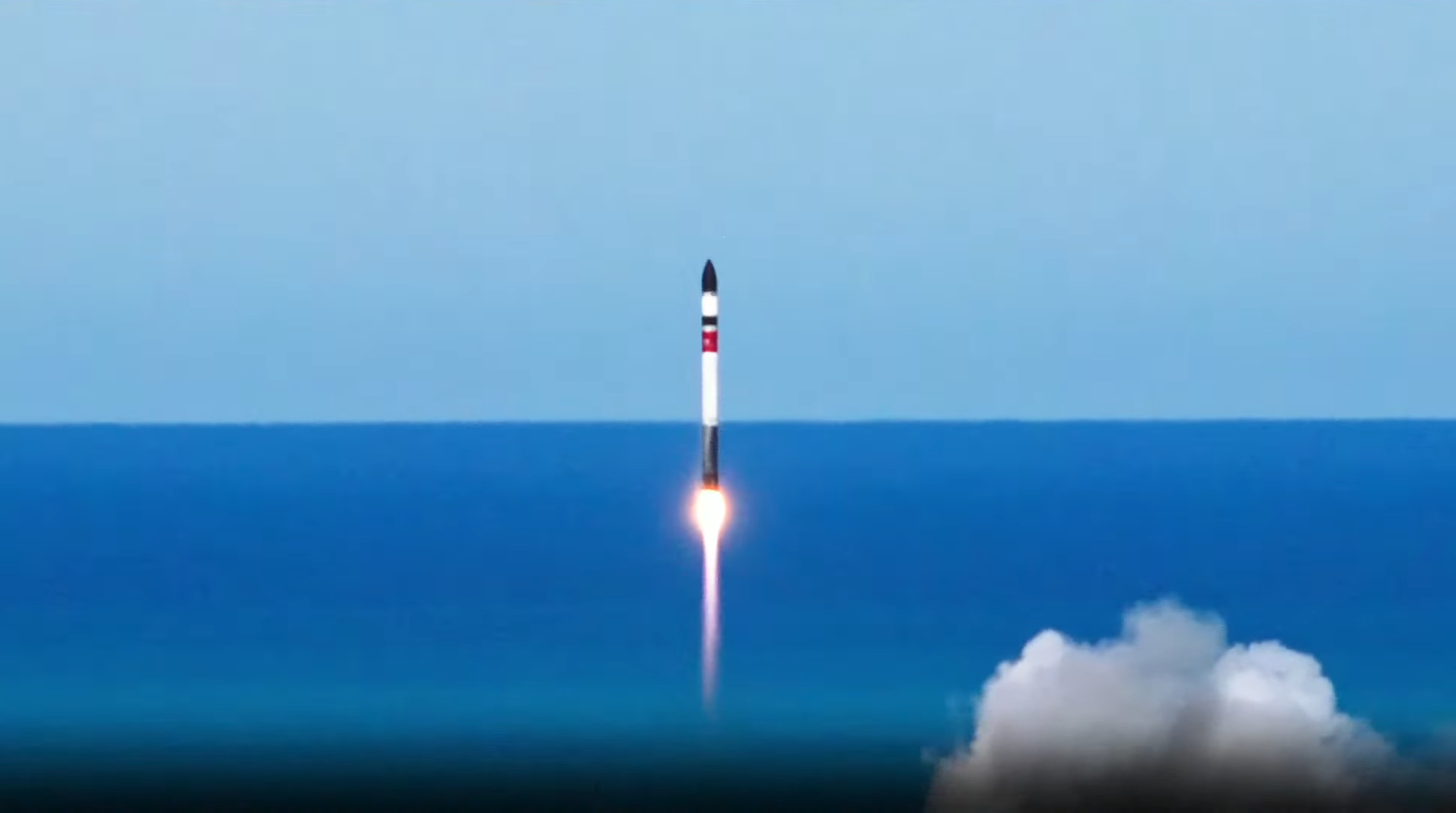 ▲▼南韓24日在紐西蘭發射奈米衛星，名為「BTS」的任務宣告成功。（圖／翻攝自YouTube／Rocket Lab）