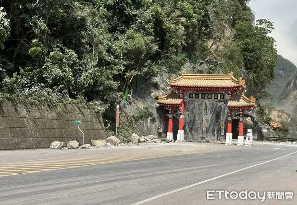 ▲▼0403強震除造成太魯閣國家公園內著名景點嚴重毀損，也使參訪之遊客罹難、受傷及財損。（圖／太管處提供）