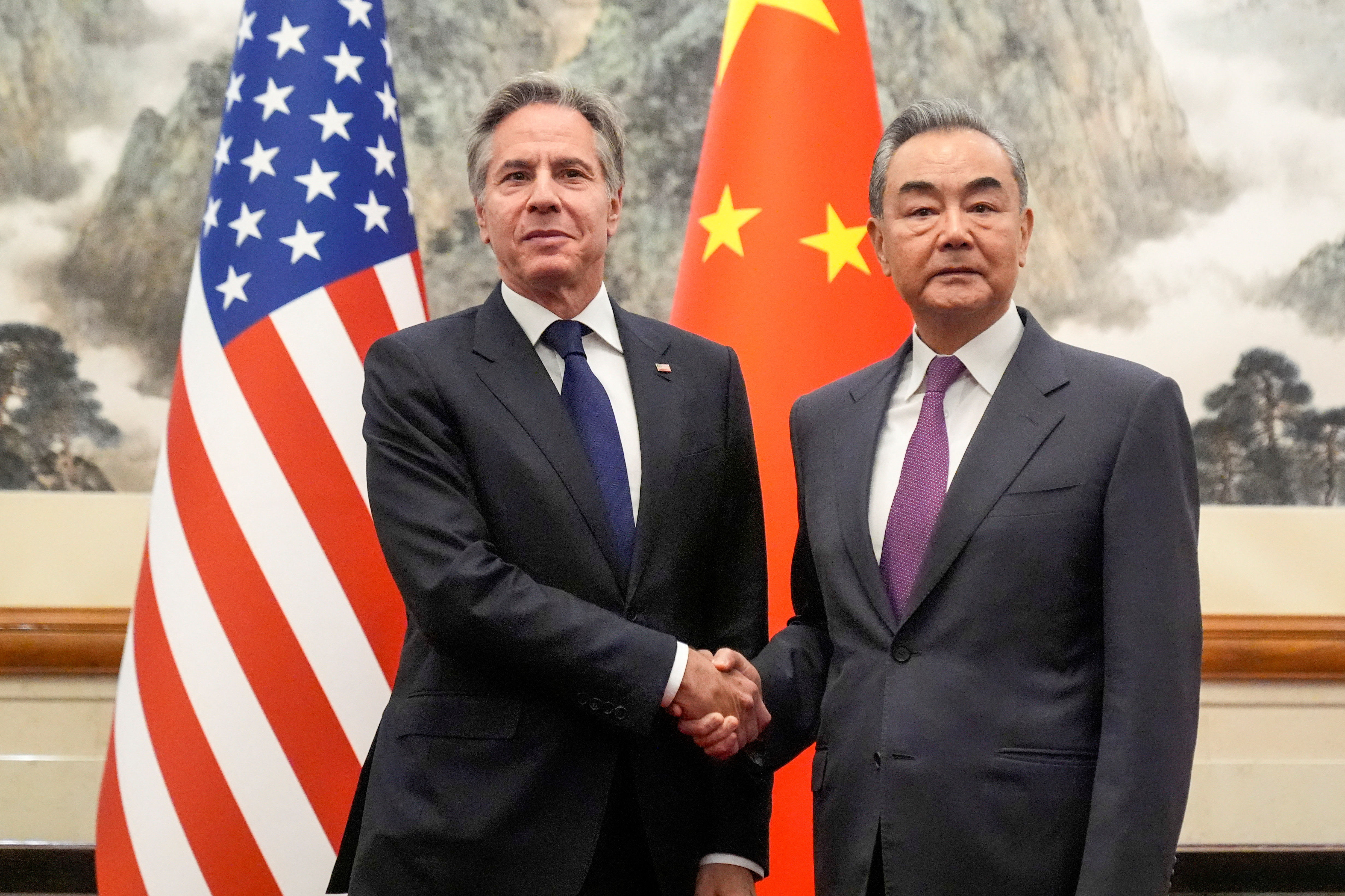 ▲▼美國國務卿布林肯與中國大陸外長王毅的會晤26日上午正式展開。（圖／路透）