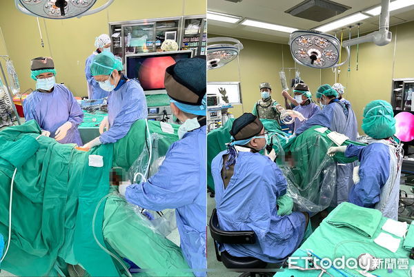 ▲東港安泰醫院微創雙鏡聯合手術一次清除鹿角結石             。（圖／東港安泰醫院提供）