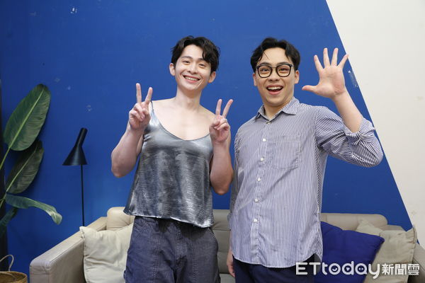 ▲▼曾博恩與賀瓏新作賀博台瘋即將公開，26日兩人與媒體進行聯訪。(照片4/29後才能使用)（圖／記者湯興漢攝）