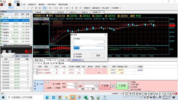 ▲詐團假期貨下單平台頁面。（圖／記者游芳男翻攝，下同）