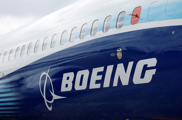 ▲▼波音（Boeing）737 MAX客機於2022年7月的英國法恩堡航空展中展示。（圖／路透）