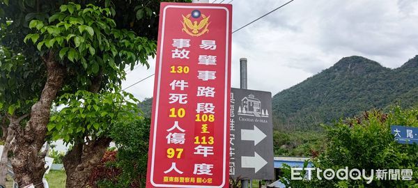 ▲台東成功警分局加強區間測速路段安全宣導。（圖／記者楊漢聲翻攝）