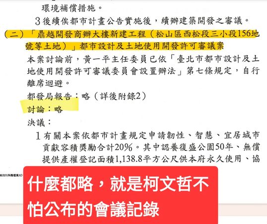 ▲▼游淑慧針對柯任內京華城案提出3疑點。（圖／翻攝自Facebook／游淑慧）