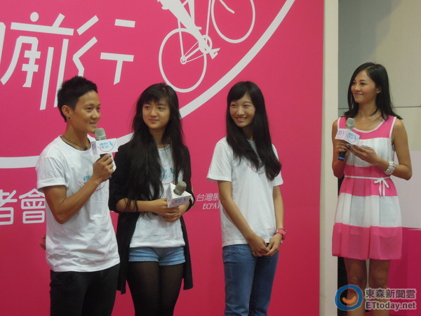 衛生福利部為了「台灣女孩日」與展翅基金會合作，舉辦轉動夢想，女孩向前行活動。（圖／記者賴于榛攝）