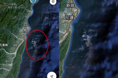Google地圖「花蓮外海出現人臉」　一票人不信！查完驚呆：太玄了