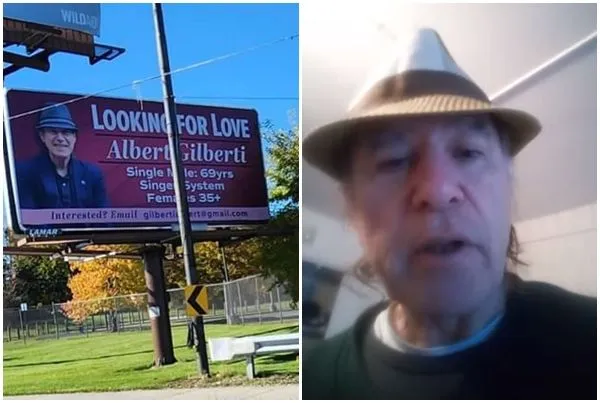 ▲▼美國70歲男子每周花費約上萬台幣在德州多地刊登徵友廣告。（圖／翻攝自YouTube／Albert Gilberti；Reddit）