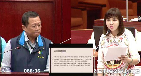 ▲台北市議員王欣儀質詢。（圖／台北市議員王欣儀辦公室提供）