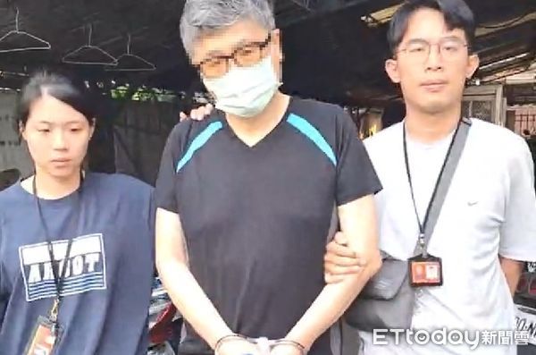 ▲通緝11年的宮男被警方逮捕，解送台北地檢署歸案。（圖／記者陸運陞翻攝）
