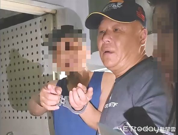 ▲遭通緝11年的宮男被警方逮捕，解送台北地檢署歸案。（圖／記者陸運陞翻攝）