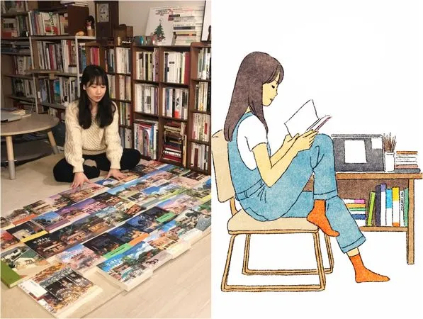 ▲▼韓國IG爆紅插畫家Banzisu將發行首本圖文集。（圖／Banzisu／新經典文化提供）