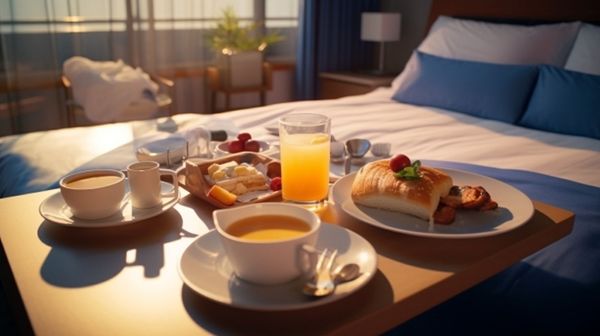網友抱怨有民宿規定房客早餐不能只吃一半，引起熱議。（示意圖，photoAC）