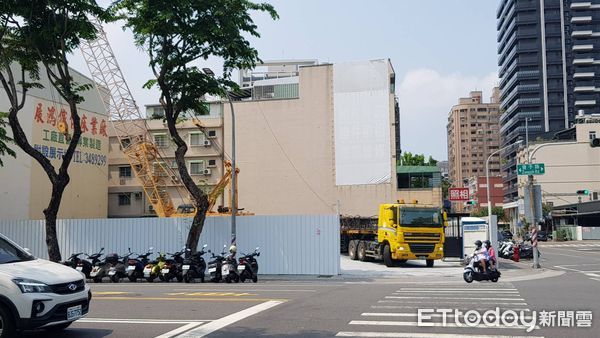 ▲左營「天水玥」餐廳目前現況，已經成為工地             。（圖／記者吳奕靖攝）