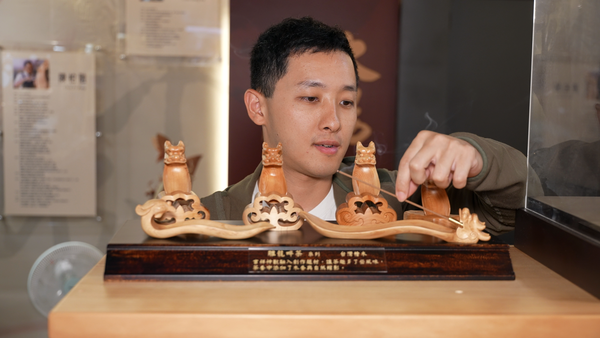 ▲▼大溪老城區,陳柏融木雕工房,大易木雕,新創青年。（圖／記者姜國輝攝）