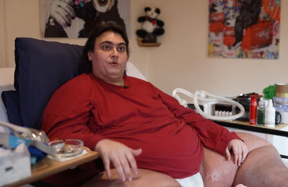 ▲▼ 英國最胖男子病逝！317kg「塞不進X光機」　險遭醫送動物園。（圖／翻攝自talk tv）
