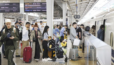 日本黃金周收假「遇怪風」！航班列車取消　返鄉潮擠爆機場車站　