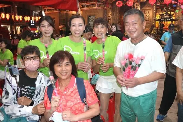 ▲桃園大廟景福宮舉辦我愛媽咪活動廟埕好熱鬧