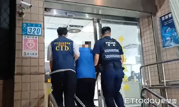 ▲▼陳嫌被逮捕移送法辦。（圖／記者陳以昇翻攝）