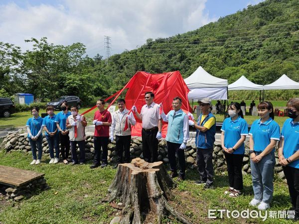 ▲▼武陵外役監獄捐贈新地標，落成啟用典禮。（圖／武陵外役監獄提供，下同）