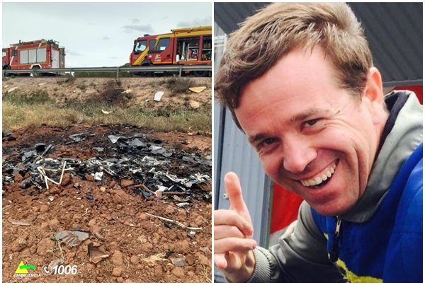 ▲▼西班牙特技飛行賽的42歲冠軍飛行員馬蘇雷爾（Olivier Masurel）因鳥擊事故墜機死亡。（圖／翻攝自X、IG）