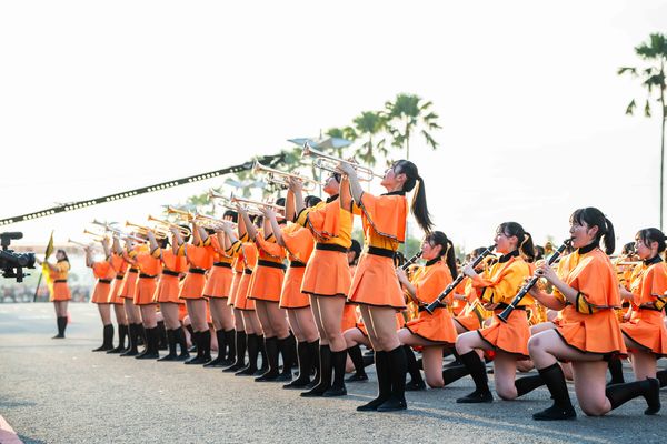▲▼「橘色惡魔」京都橘高校吹奏部將在「TAIWAN PLUS 2024京都新宝島」演出，挺台日友誼。（圖／文化總會提供）
