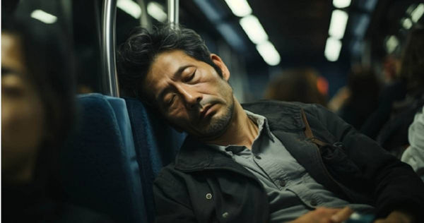 研究發現坐著睡可能導致頸椎錯位。（示意圖／Photo-AC）