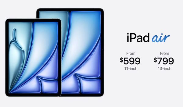 ▲▼蘋果發表會新一代iPad Pro登場　iPad Air搭載M2晶片搶亮相。（圖／翻攝自蘋果官網）