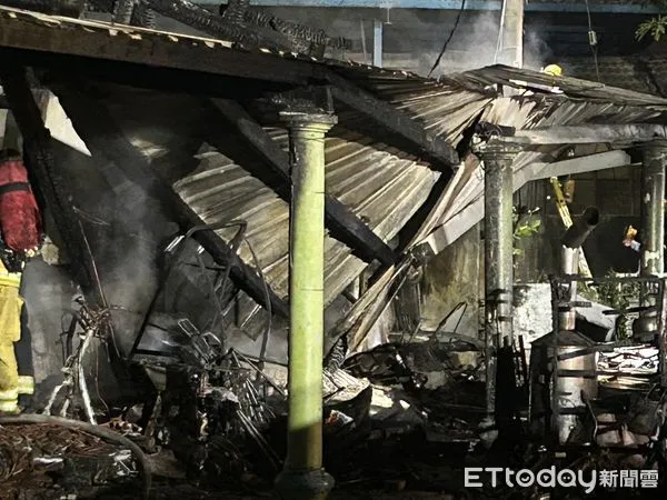 ▲▼嘉義火警。（圖／記者翁伊森翻攝）