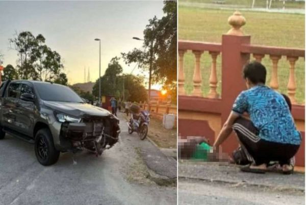 ▲▼大馬瓜拉登嘉樓（Kuala Terengganu）的18歲少年騎車被撞斷左腿。（圖／翻攝自IG）