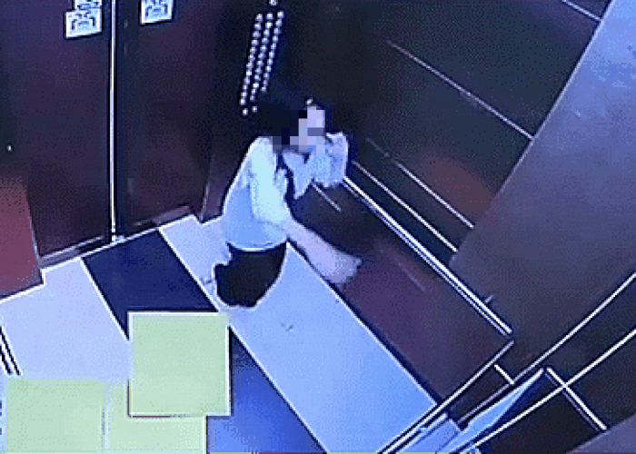 ▲▼南韓小學生在電梯跳舞，慘遭墜落物砸頭。（圖／翻攝自韓網）